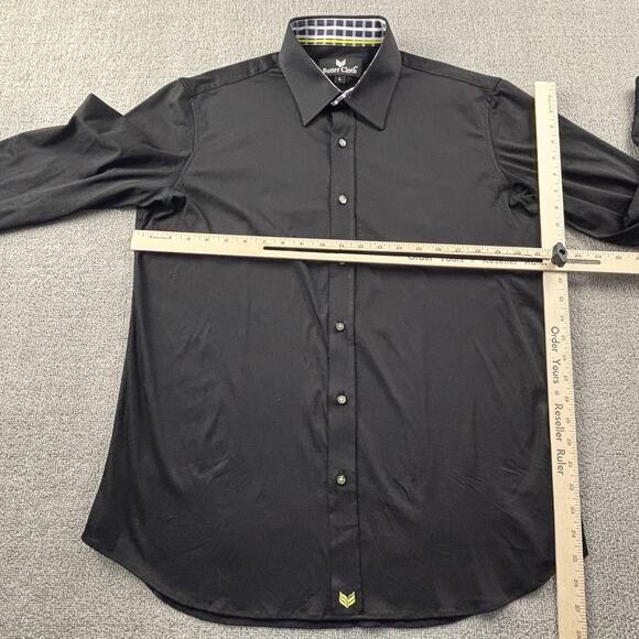 Buttercloth Shirt Adult Large Black Button Up Long Sleeve Active Casual Men's - Picture 10 of 14